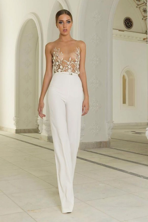 25 Unconventional Bridal Pants & Suits for the Modern Bride