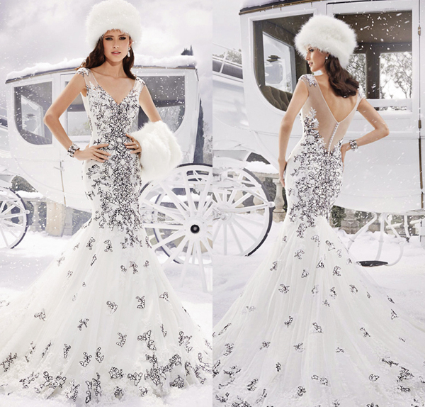 winter wonderland bridesmaid dresses