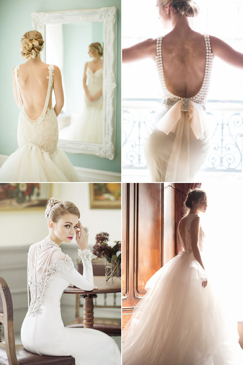 20 Classic and Elegant Pearl-Embellished Wedding Dresses - Praise