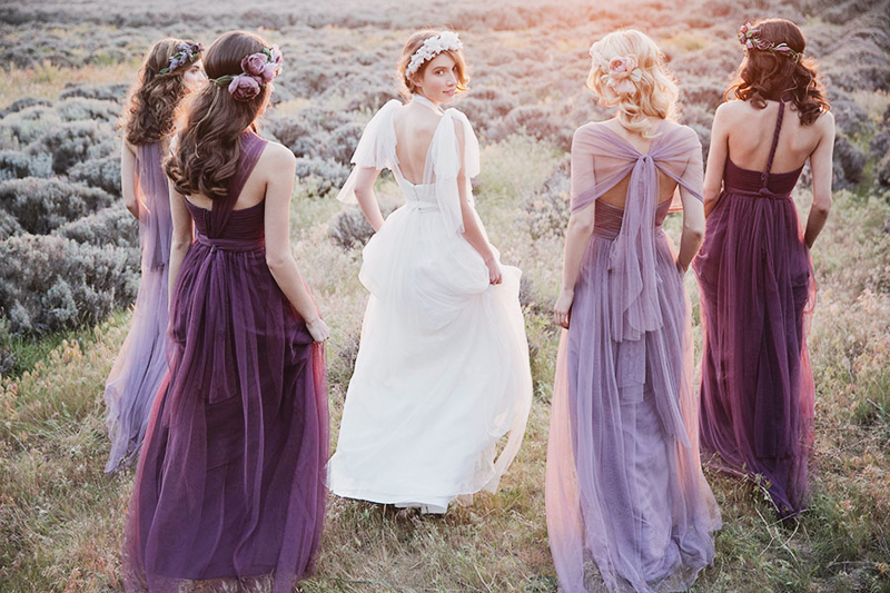 28 Mismatched Bridesmaids Dresses from Real Weddings - Best Mix and Match Bridesmaids  Dresses