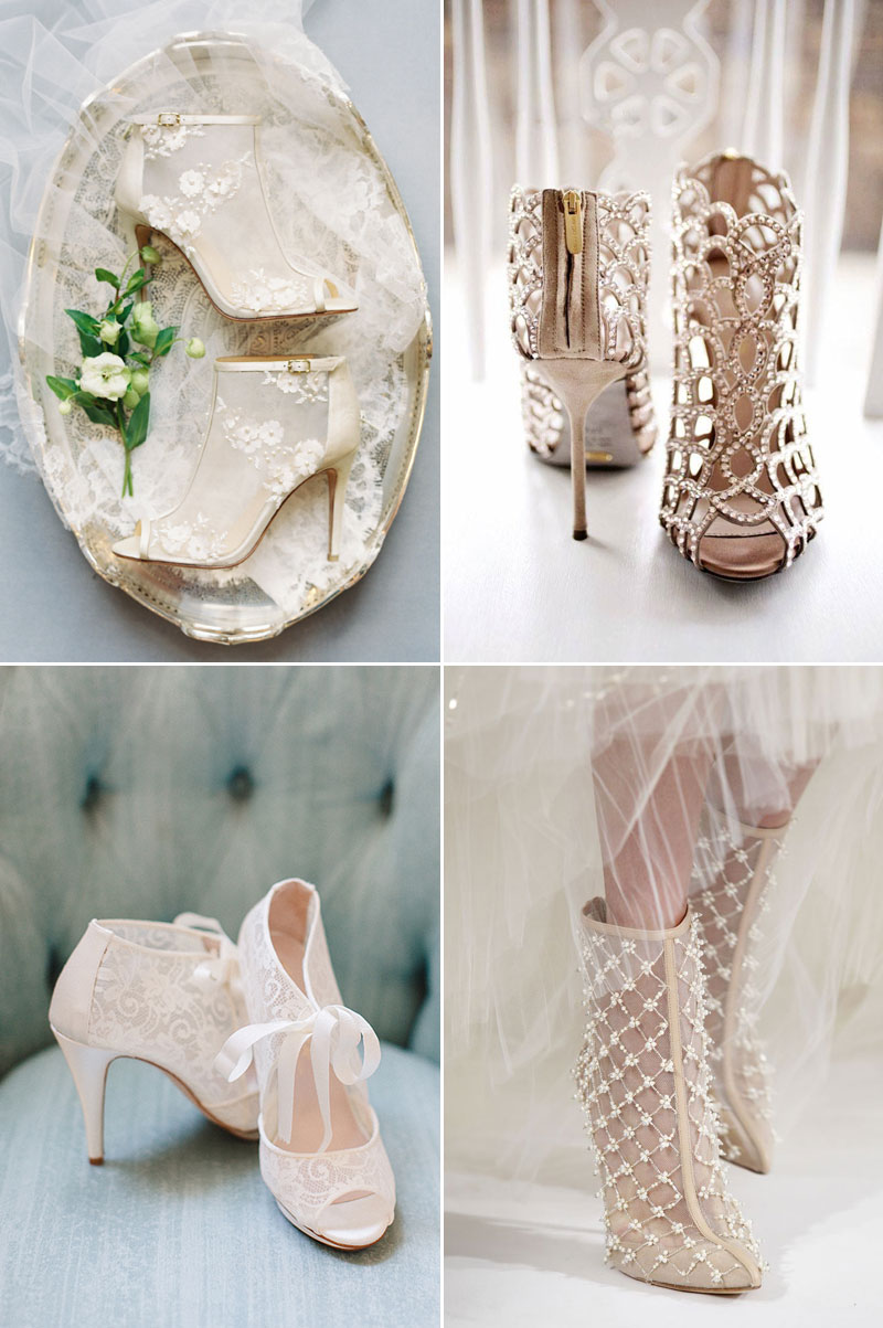 winter wedding boots for bride