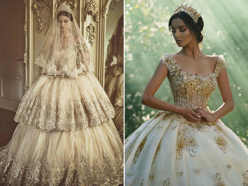 Свадебные платья как у королевы