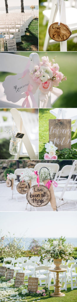 38 Chic and Romantic Ceremony Aisle Markers - Praise Wedding