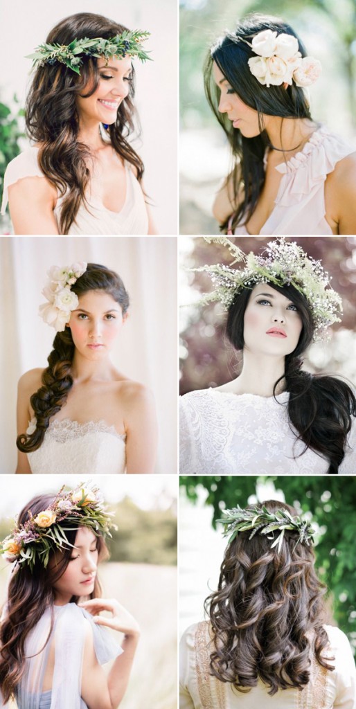 28 Gorgeous Hairstyles for Brides with Dark Hair - Praise Wedding