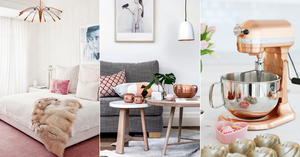 Can't Get Enough of Rose Gold! 30 Trendy Rose Gold Home Décor Ideas