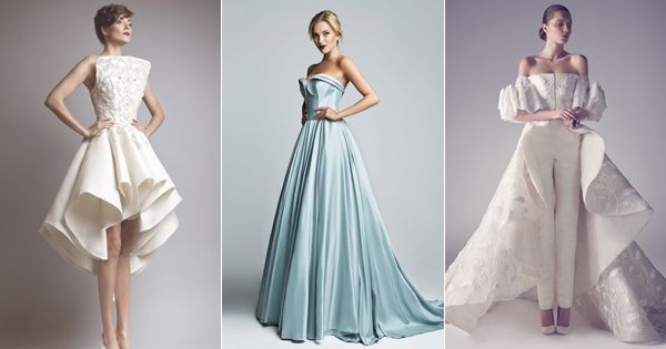 25 Sleek Wedding Dresses that Make a Modern Statement and Oozes Runway ...