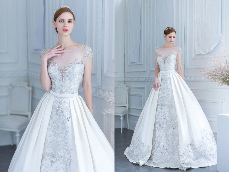 wedding dresses that transform from long to short