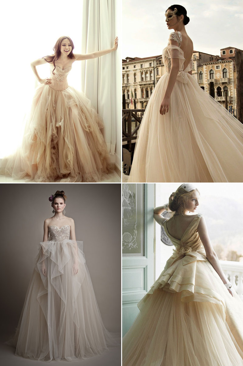 6 Glamorous and Romantic Fall Wedding Dress Trends! - Praise Wedding