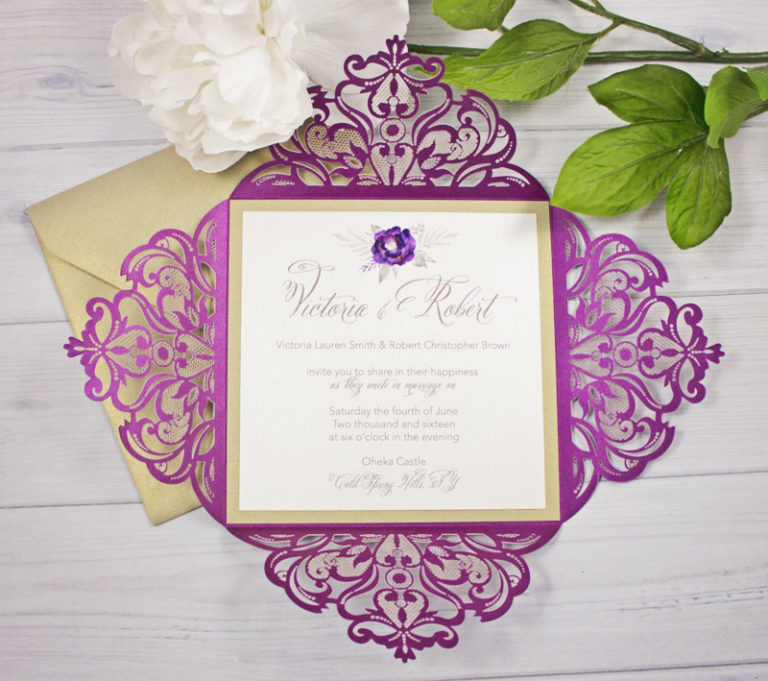 15 Beautiful Laser Cut 3D Wedding Invitations To Impress Your Guests ...