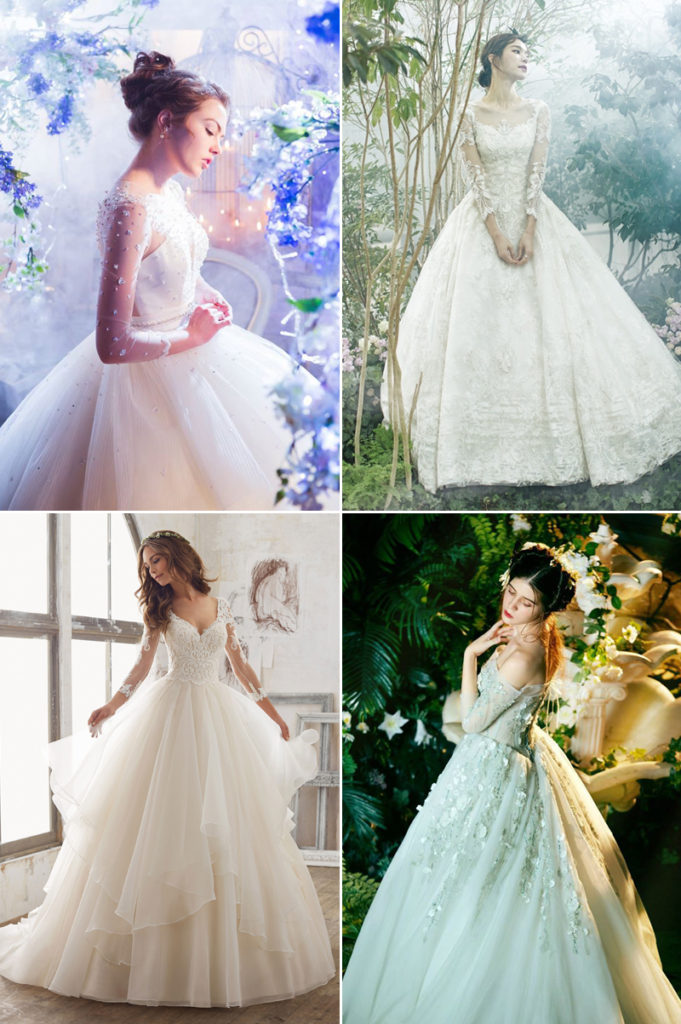 Hide Your Arms in Style! 24 Beautiful Gowns For Brides Who Don't Want ...