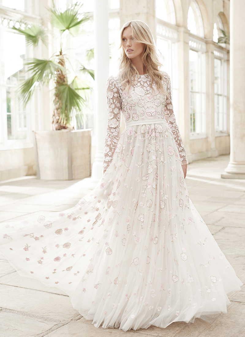 Wonderfully Romantic Wedding Dresses: The Needle & Thread Spring/Summer 17  Bridal Collection