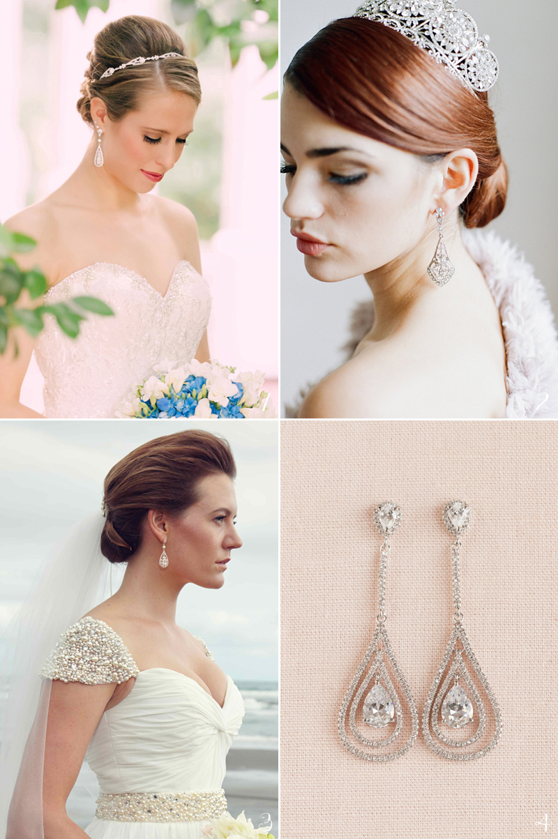 Bridal earrings  Venus pearl by Stephanie Browne  KEZANI JEWELLERY   designer bridal jewellery and wedding accessories