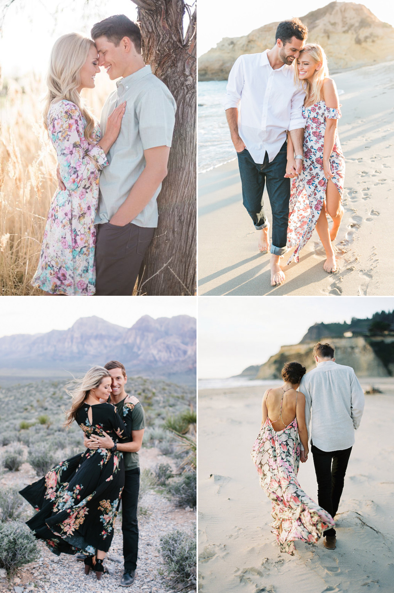 What to Wear For Engagement  Photos Fashionable Spring 