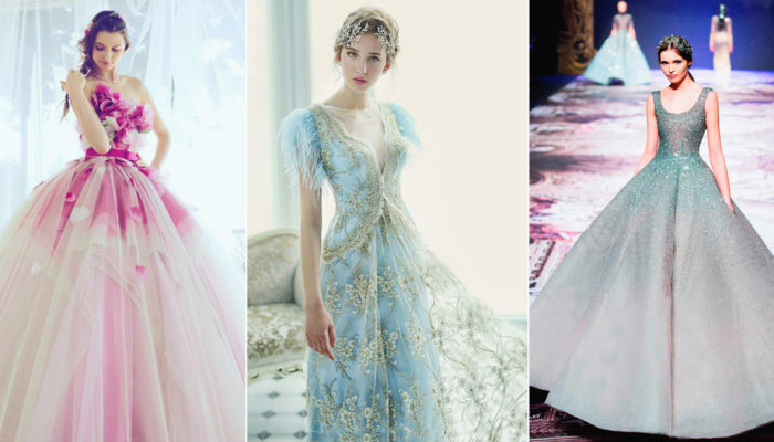 24 Magical Colored Gowns for a Fairy Tale Wedding! - Praise Wedding