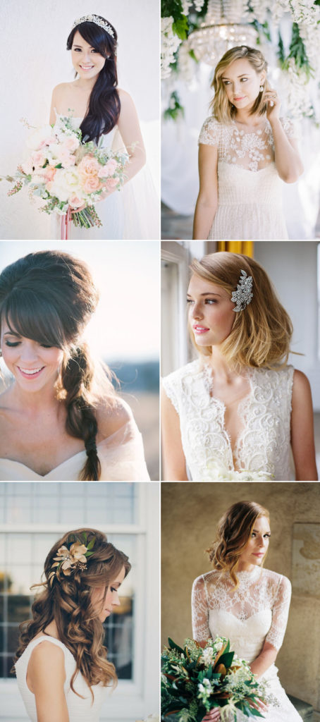 How to Find the Right Wedding-Day Hairstyle? The Most Flattering ...