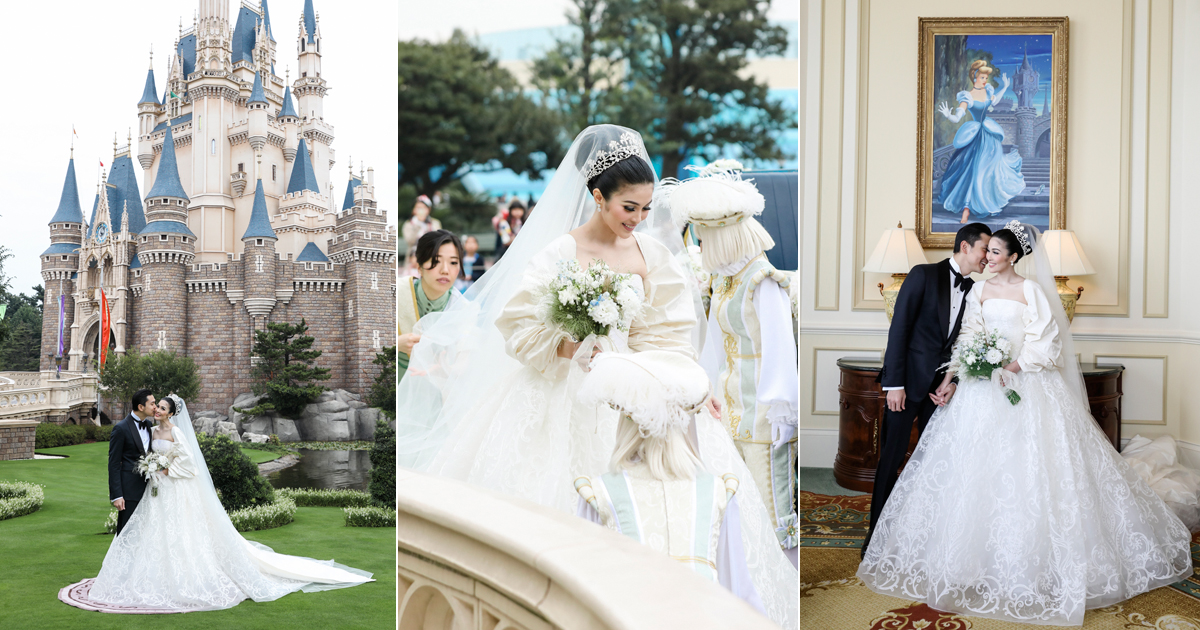 Indonesian Actress Sandra Dewi S Fairy Tale Wedding At Tokyo Disneyland Praise Wedding