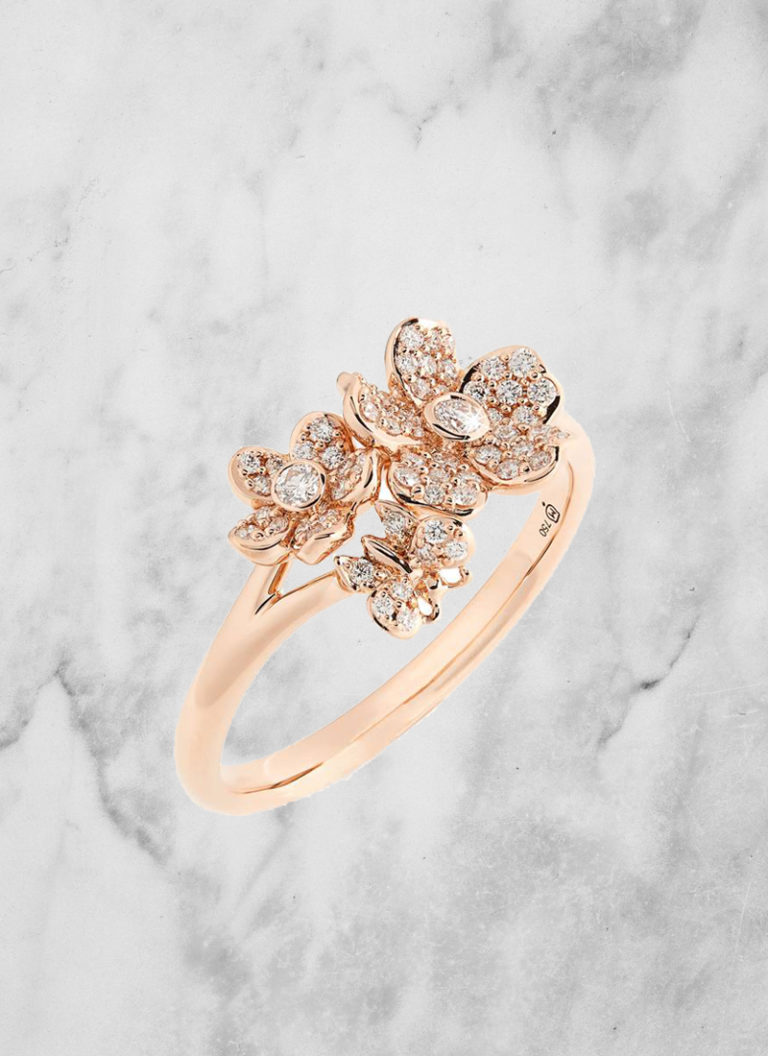 14 Vintage Inspired Flower Engagement Rings For Feminine Bridal Looks Praise Wedding 