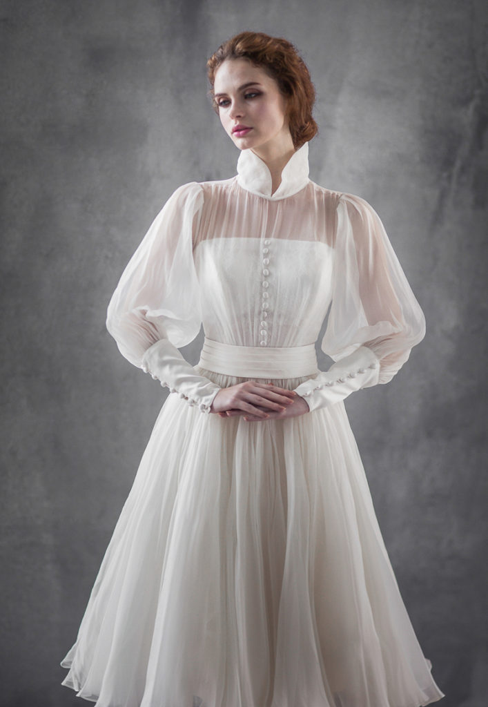 18 Vintage-Inspired Puff Sleeve Wedding Dresses That Make A Timeless ...