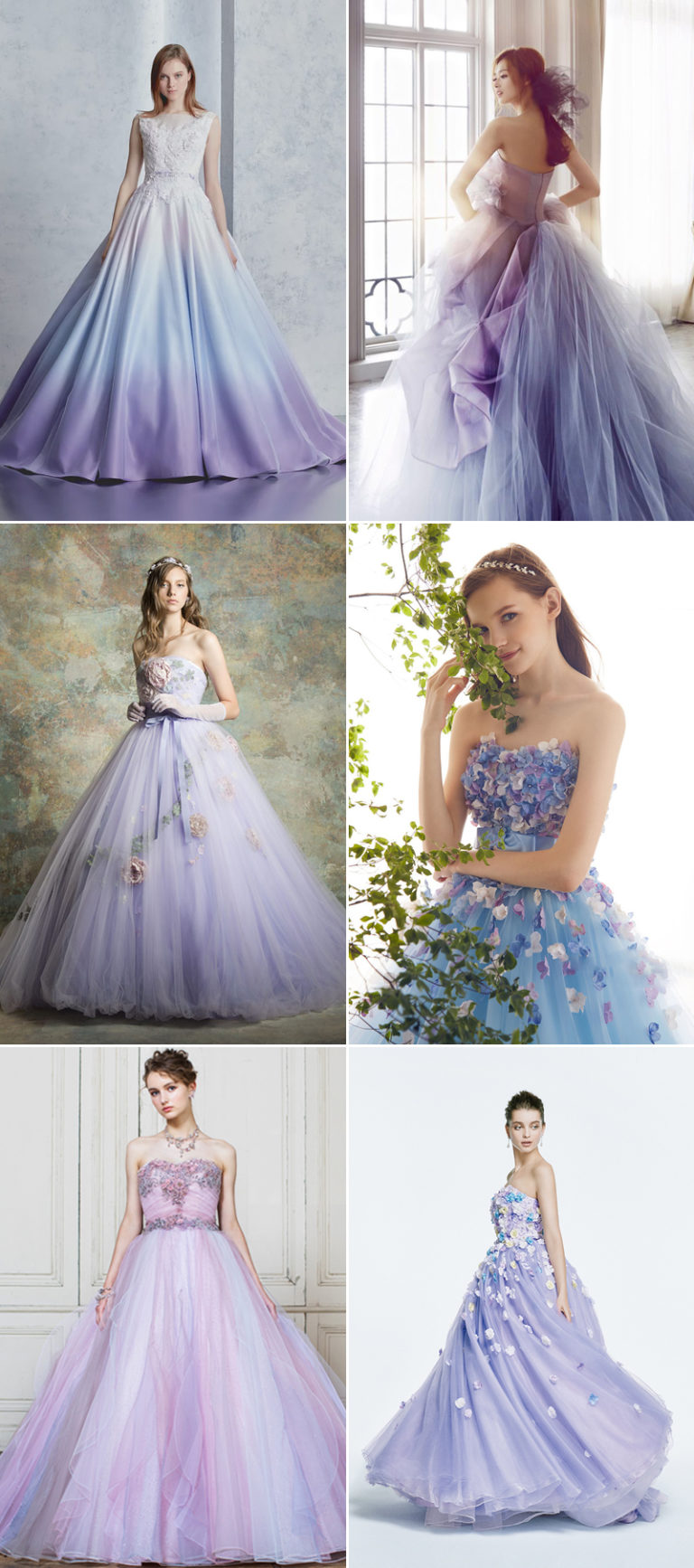 30 Beautiful Purple Wedding Gowns For Modern Romantic Brides Praise Wedding 