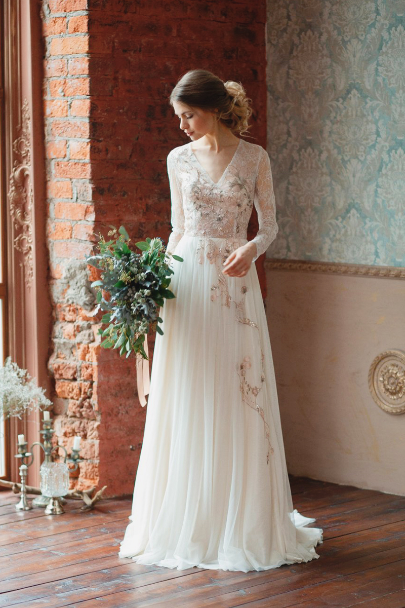 25 Affordable Embroidered Wedding Dresses You Can Buy Online! - Praise