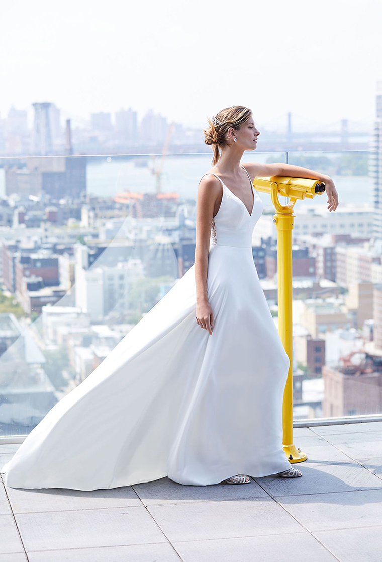 24 Affordable Chic Minimalist Wedding Dresses For Modern Brides