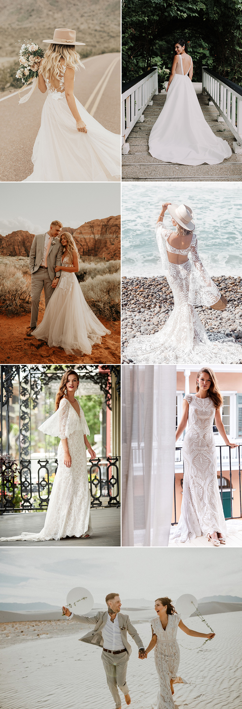 bohemian wedding dresses 2019