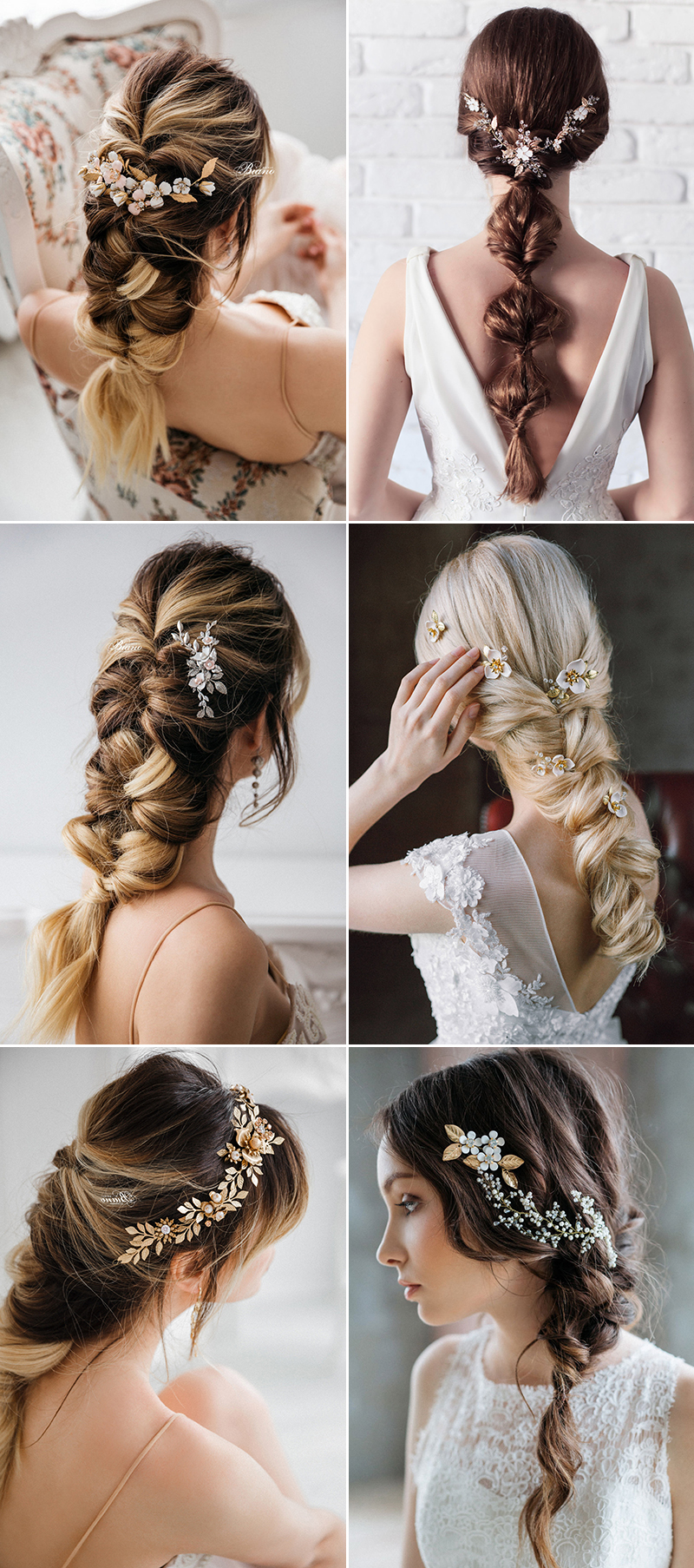 bridal hair accessories to inspire hairstyle swept ponytail with