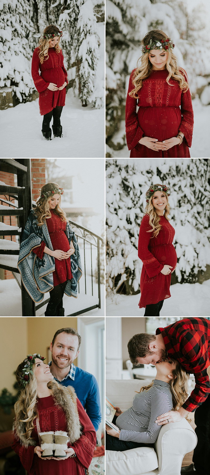 13 Winter Maternity Photography Ideas
