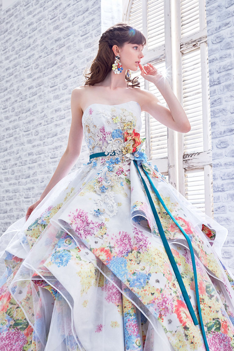 Unexpected Mix of Colors! 15 Colored Wedding Dresses and Evening Gowns ...