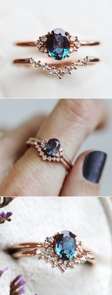 Something Blue Engagement Rings! 13 Most Beautiful Blue-Hued Gemstone ...