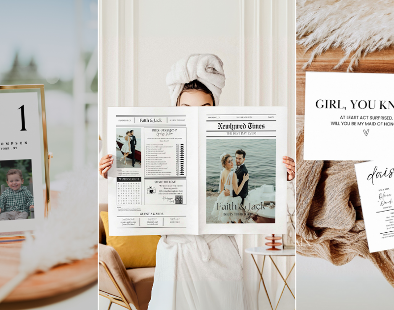 The Best Wedding Templates You Can DIY (That Look Totally Custom)