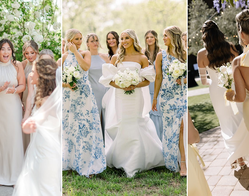 Bridesmaid Dresses That Always Look Good in Photos: 5 Most Photogenic Styles Brides Keep Choosing